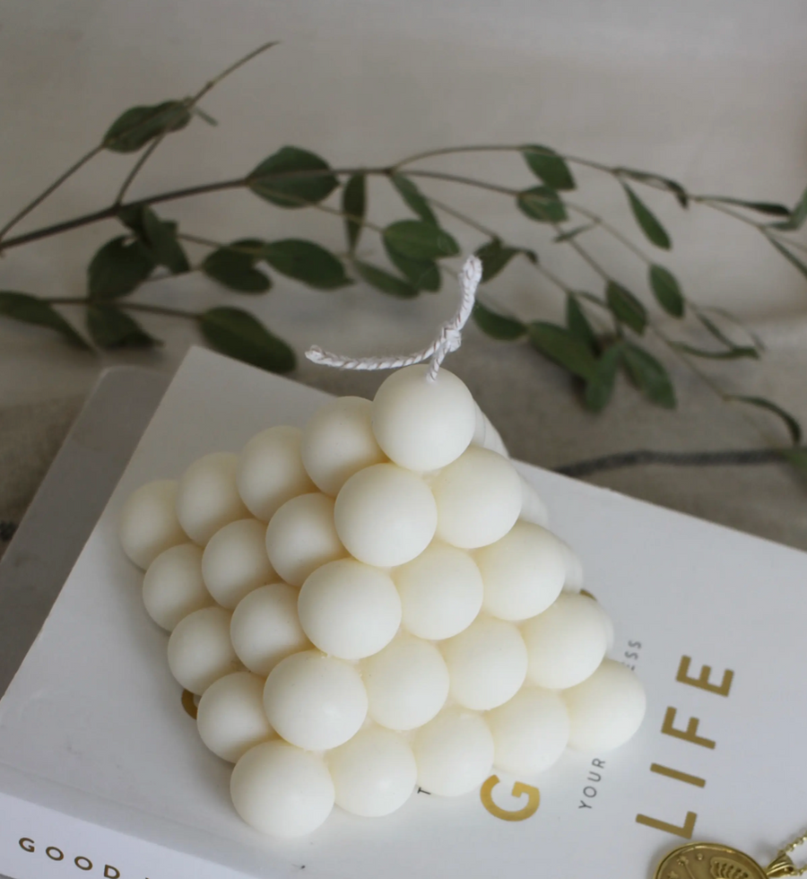Pyramid Bubble Candle
