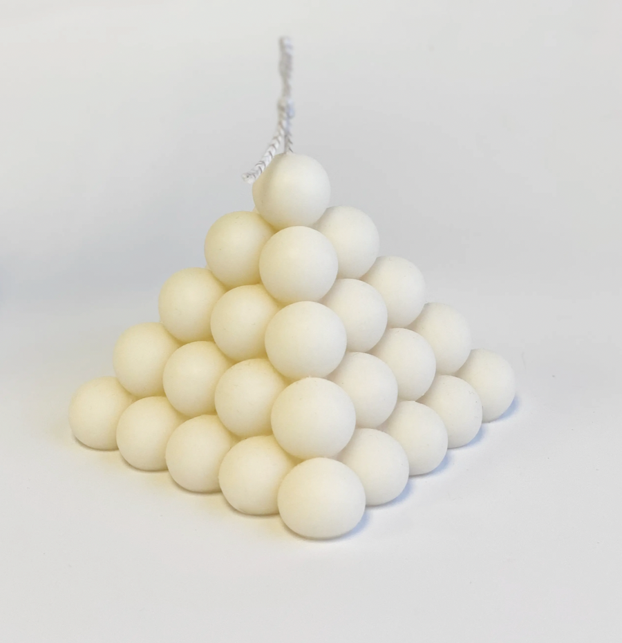 Pyramid Bubble Candle