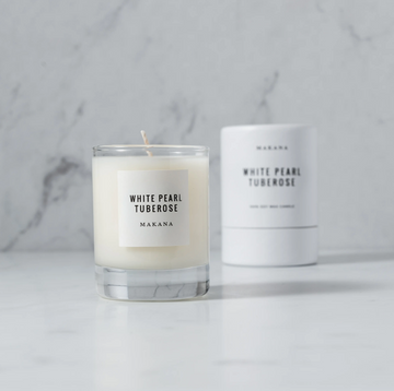 Makana White Pearl Tuberose Candle