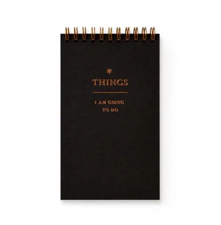 Things I am going to do Notebook