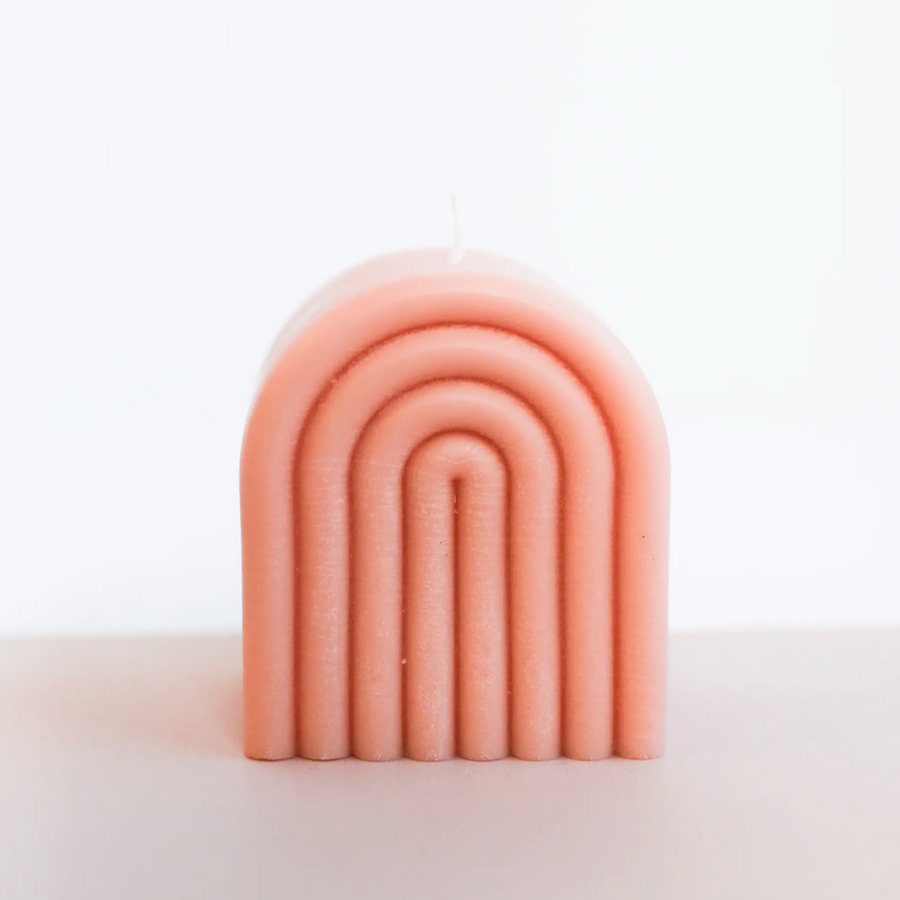 Short Arch Blush Candle