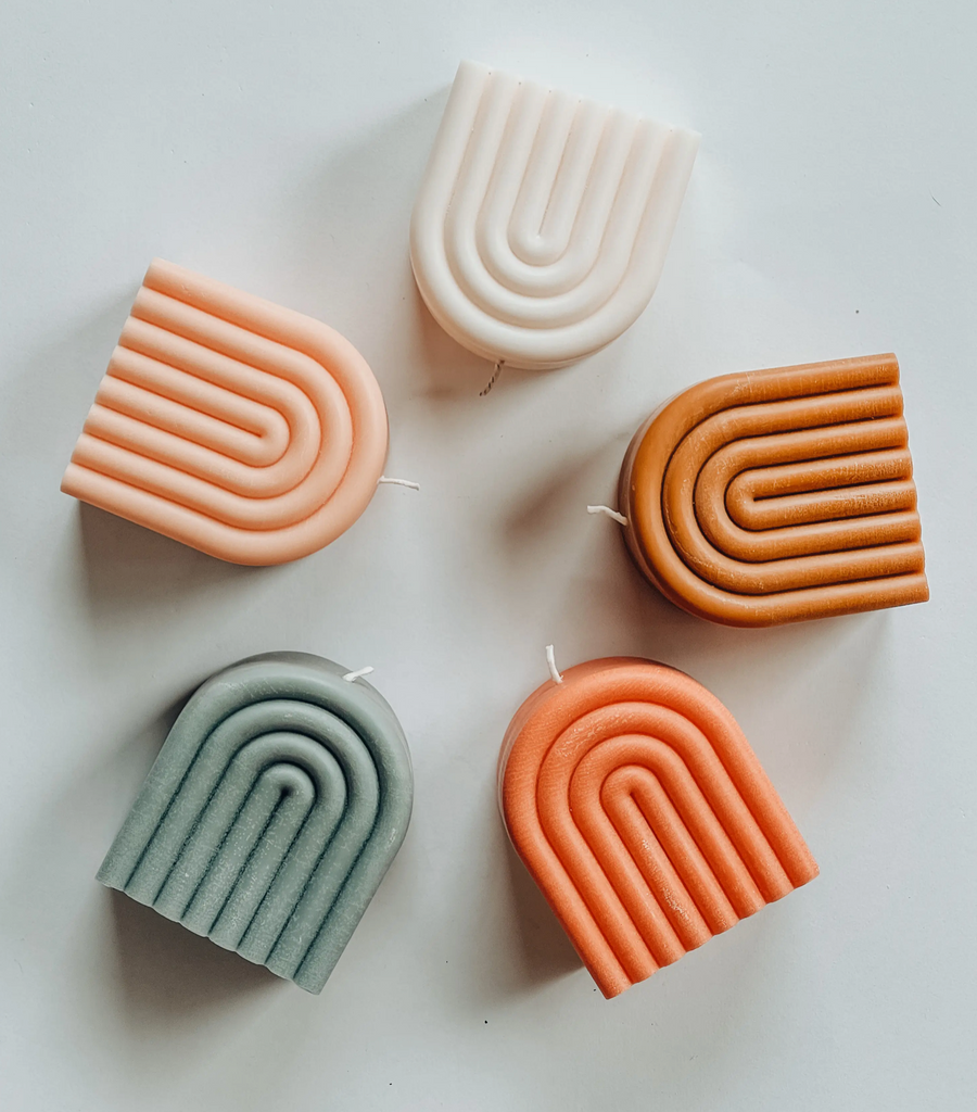 Short Arch Blush Candle