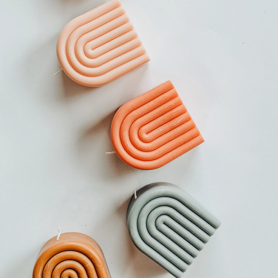 Short Arch Blush Candle