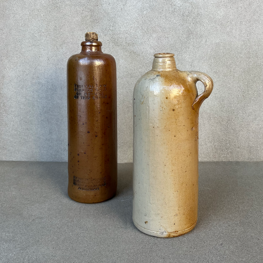 Vintage Apollinaris-Brunnen Stoneware Bottle