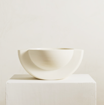 Saturn Ceramic Bowl / Snow