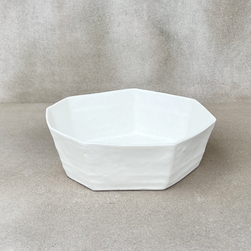 Large Matte White Formations Bowl
