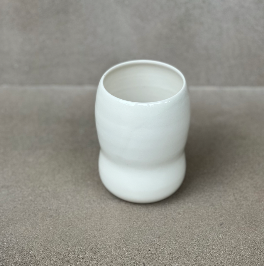 TQD PorcelainPlanter / Glossy Bone White Large