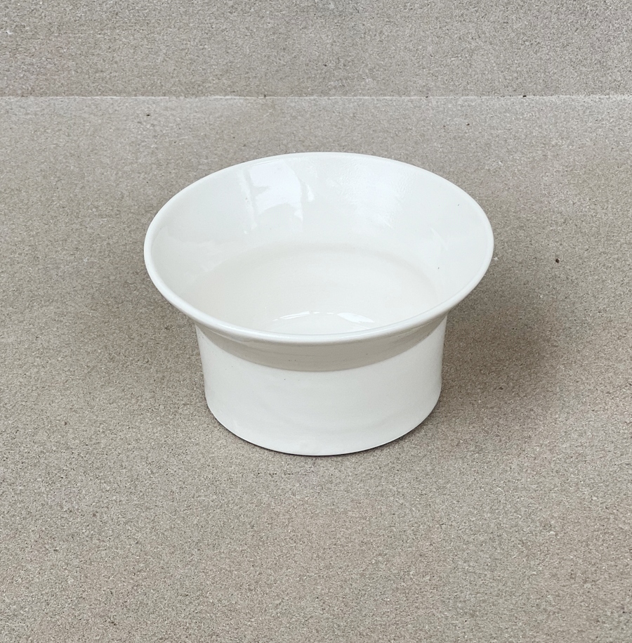 TQD PorcelainPlanter / short Gloss Bone Bulb planter