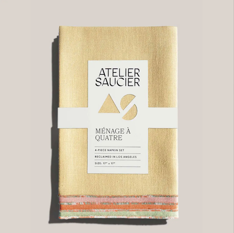 Atelier Saucier Santa Fe Napkin Set Napkin Set of 4
