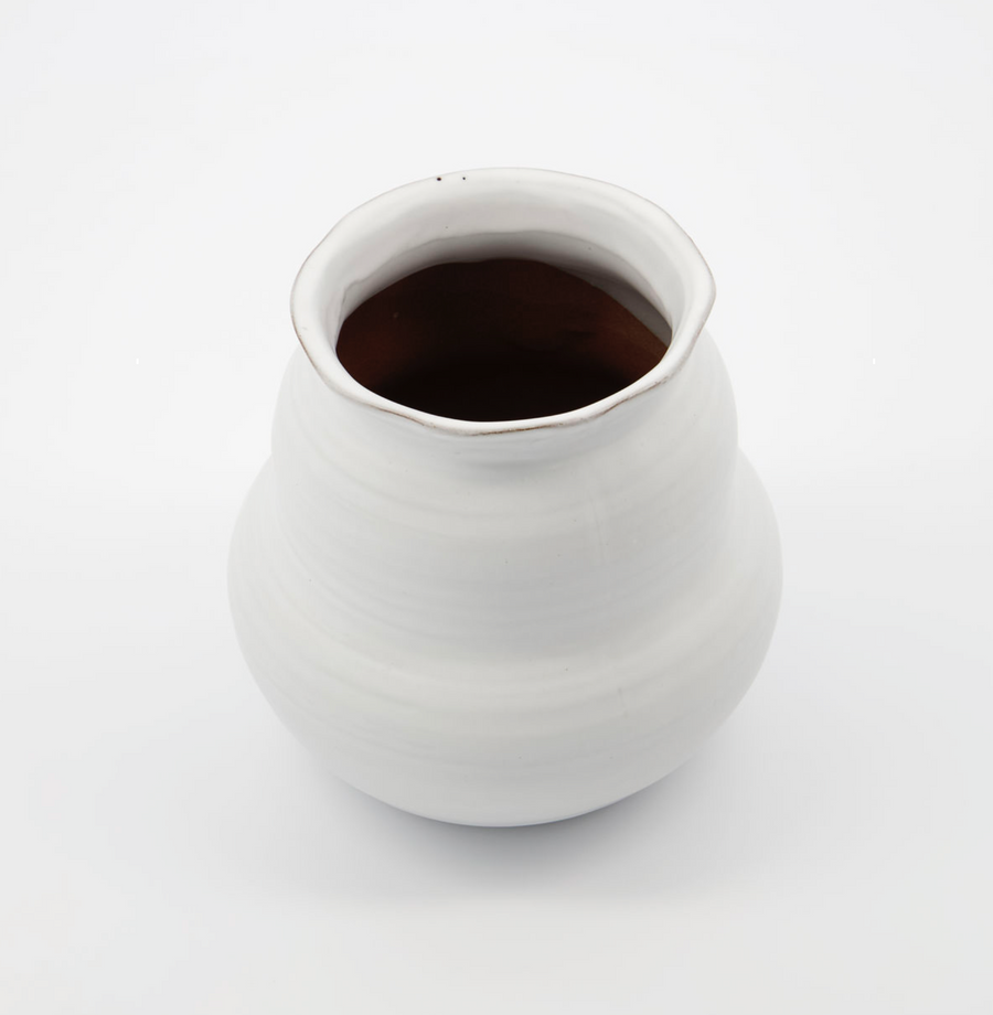 Juno Vase / Short / White