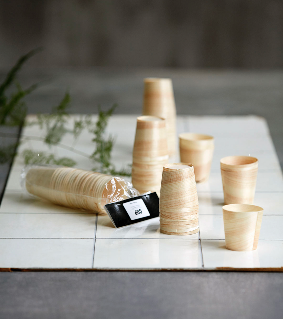 Disposable Birch Cups