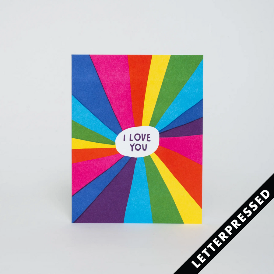 Rainbow Love You Card