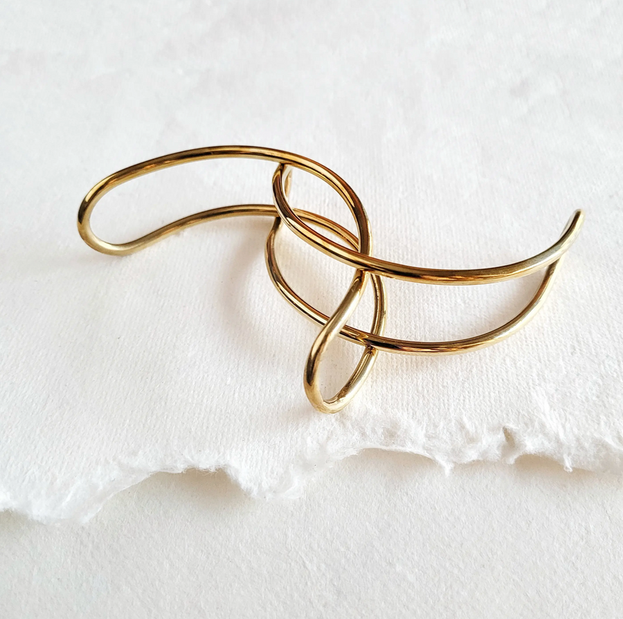 Disconnected Brass Bangle