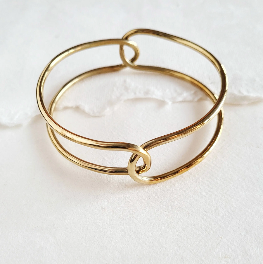 Disconnected Brass Bangle