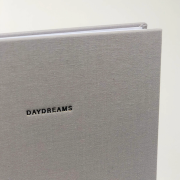 Daydreams Gray Linen Notebook