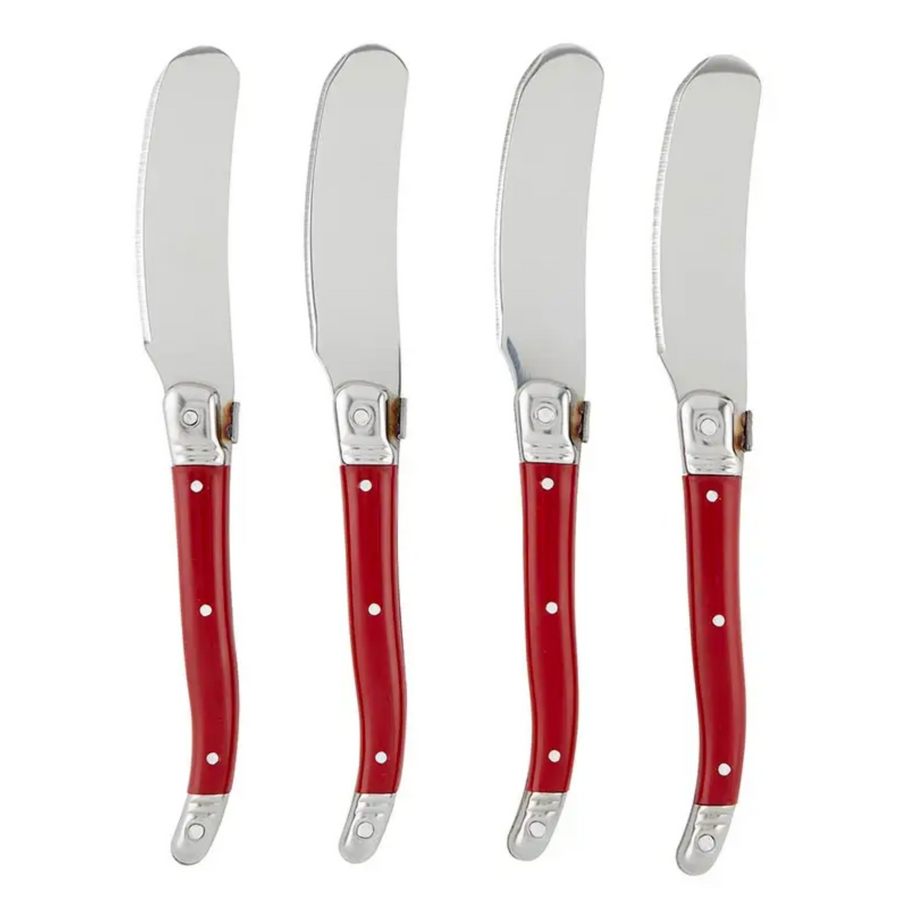 Holiday Red Charcuterie Spreader Set