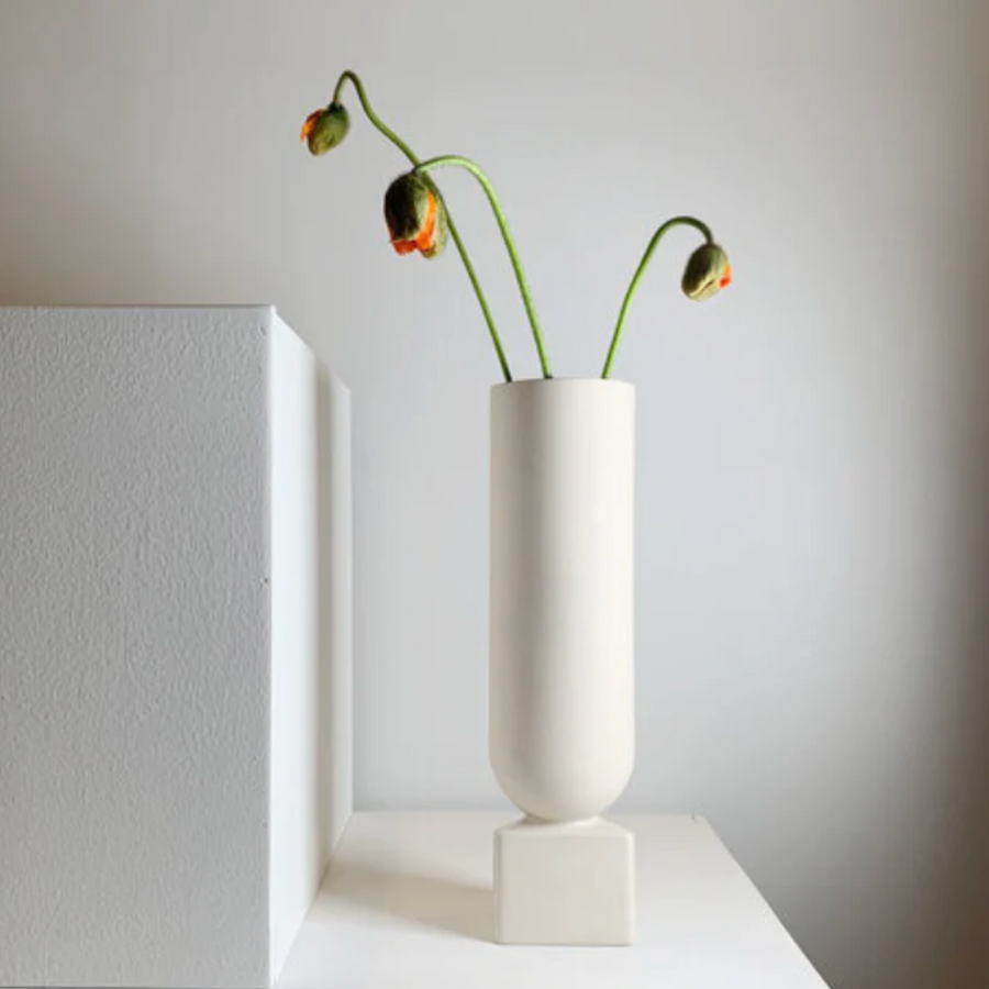 TAVA Snow Large Ceramic Vase