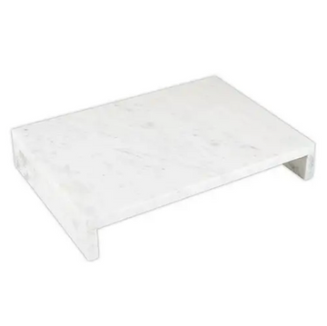 White Marble Waterfall Board/Riser