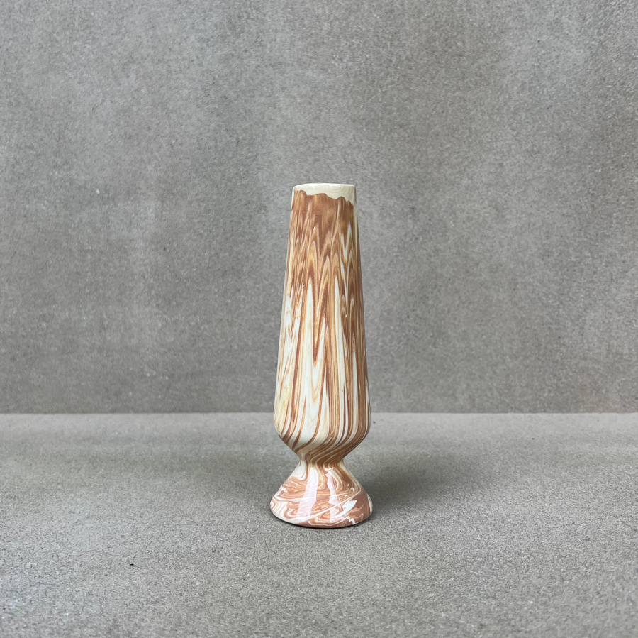 Vintage Red Clay Budvase