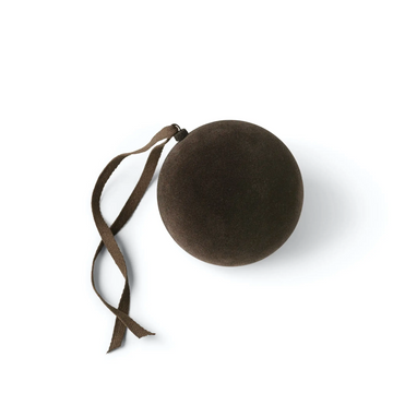 Velvet chocolate ornament / large