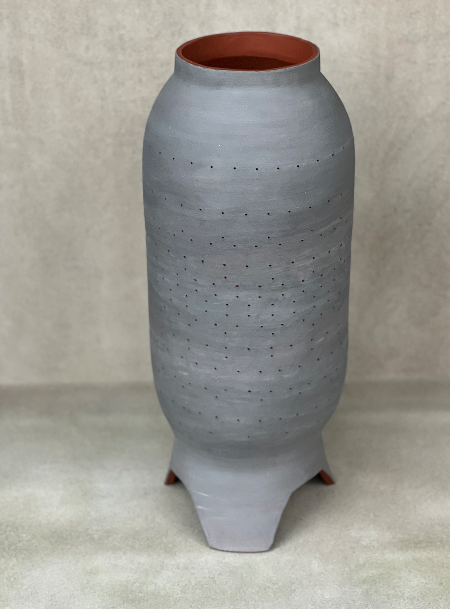 Carnevale Clay Tall Moon Lamp