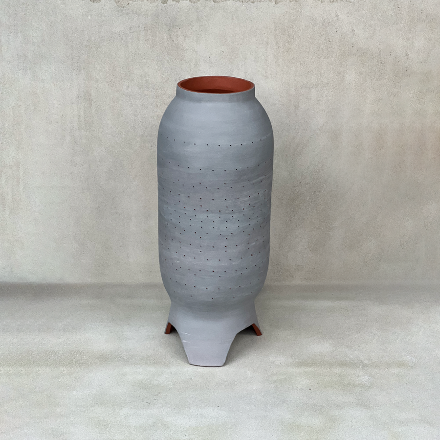 Carnevale Clay Tall Moon Lamp