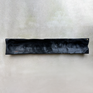 CN Tulip Wood Long Tray w/ Brass Dot Detail
