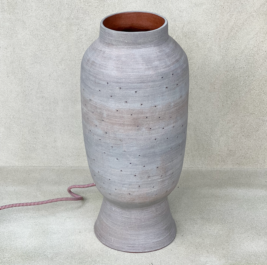 Carnevale Clay Short Moon Lamp