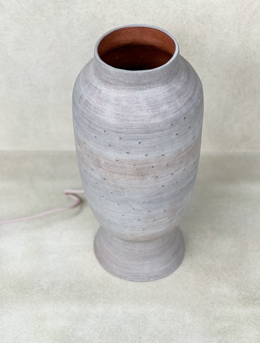 Carnevale Clay Short Moon Lamp
