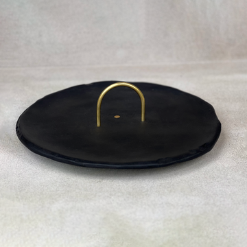 CN Tulip Wood Brass U Tray