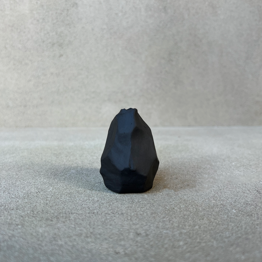 Faceted Incense Holder / Matte Black