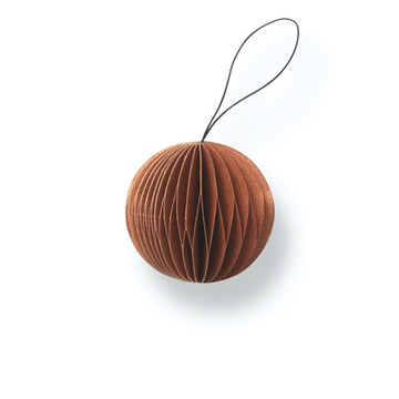 Ball Paper Ornament / Copper