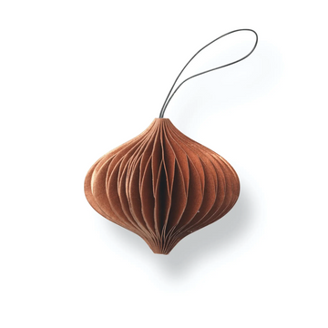 Onion Paper Ornament / Copper