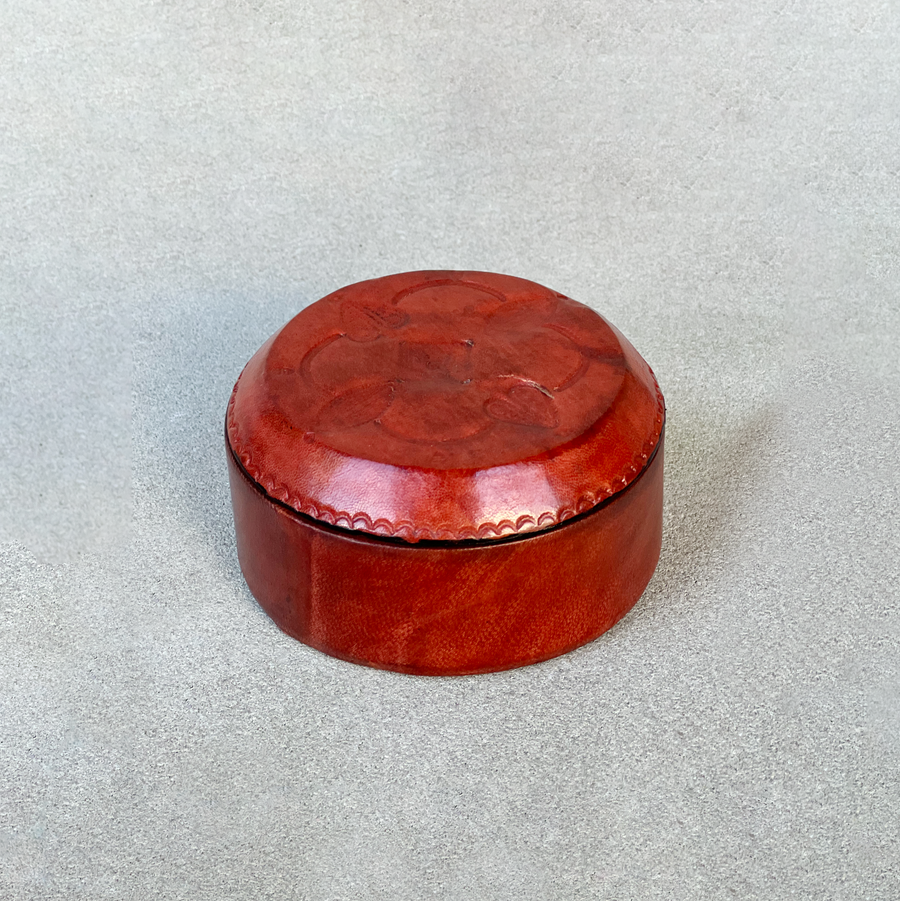 African round Tuareg box