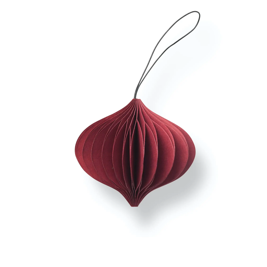 Onion folded ornament, Berry