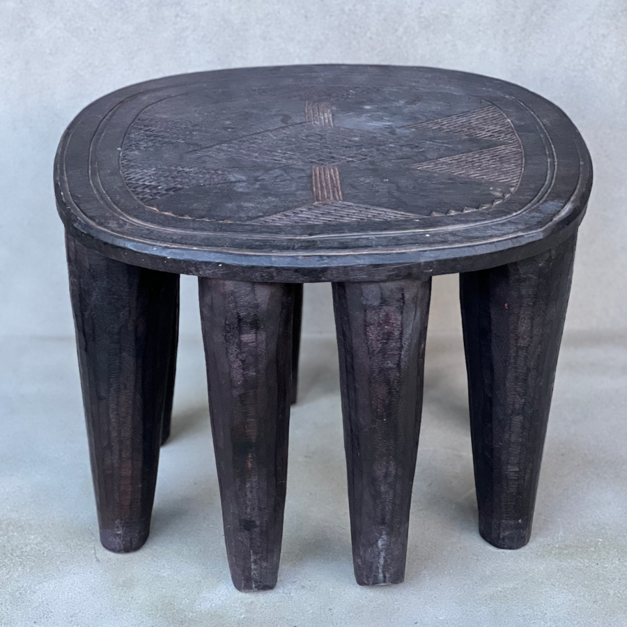 Vintage African Nupe Stool / Small