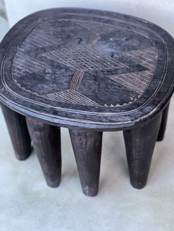 Vintage African Nupe Stool / Small