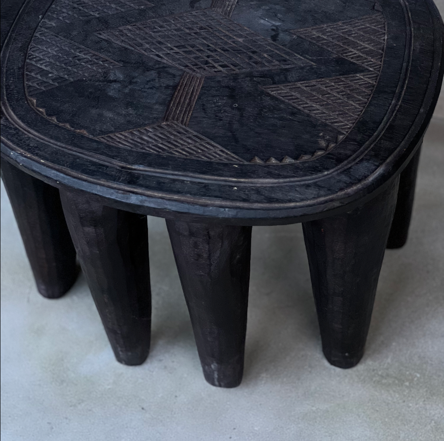 Vintage African Nupe Stool / Small