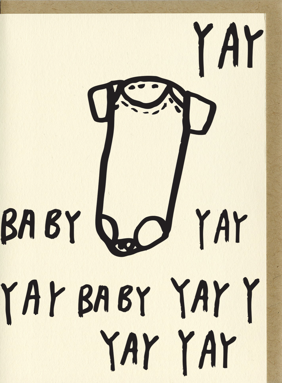 Yay Baby Greeting Card