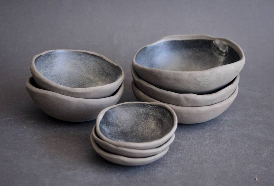 Laima Grey Stoneware Bowl