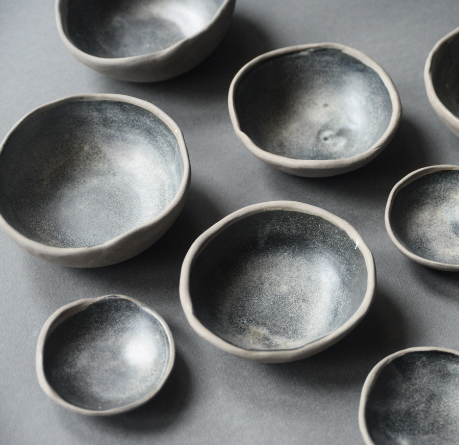 Laima Grey Stoneware Bowl