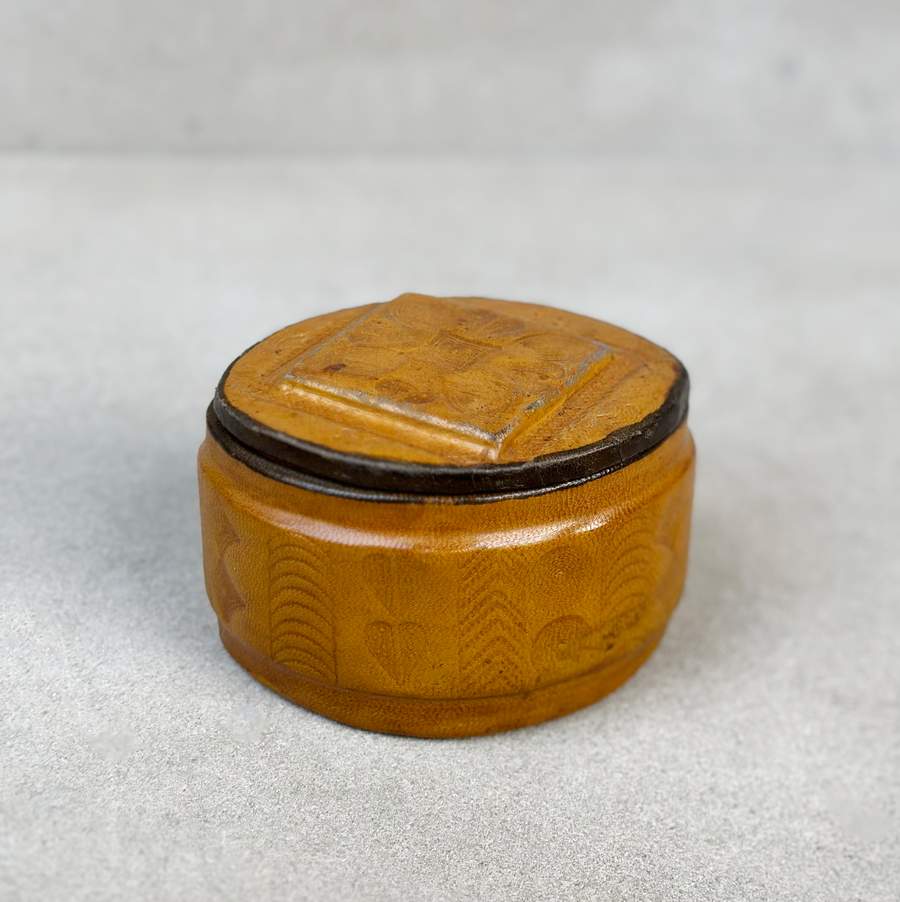 African round Tuareg box