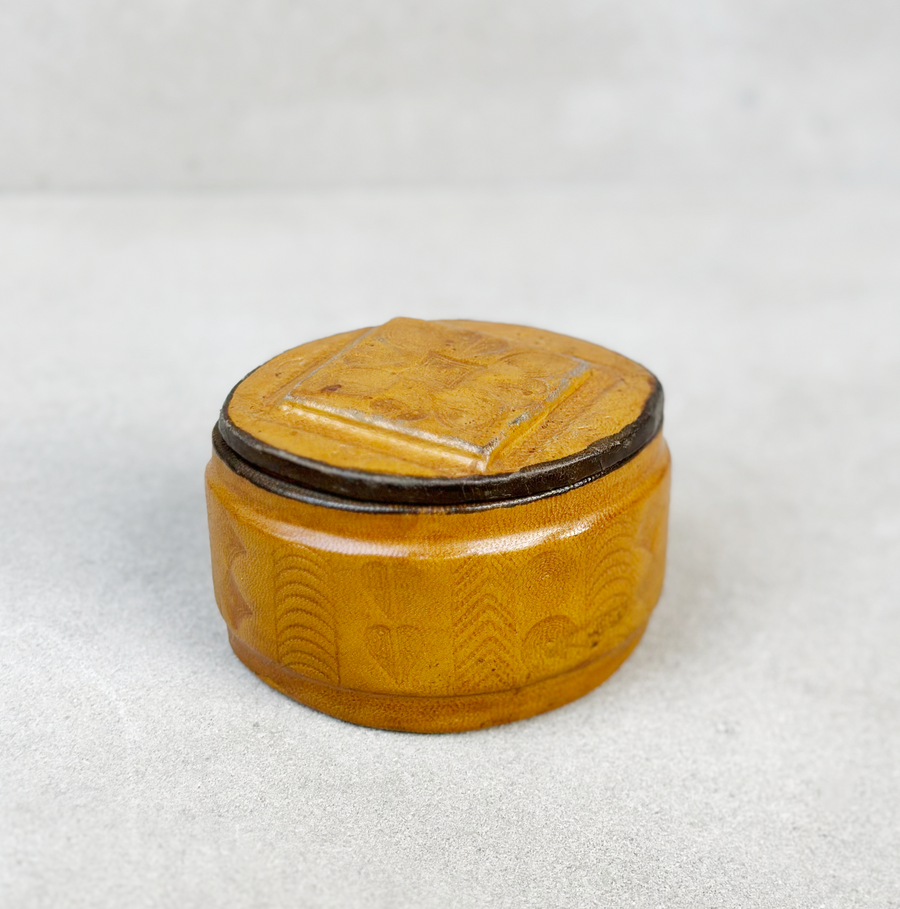 African round Tuareg box