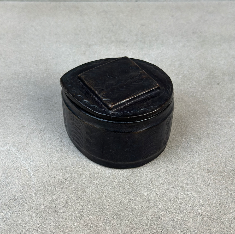 African round Tuareg box