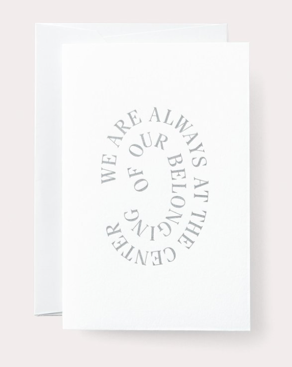 BELONGING CARD