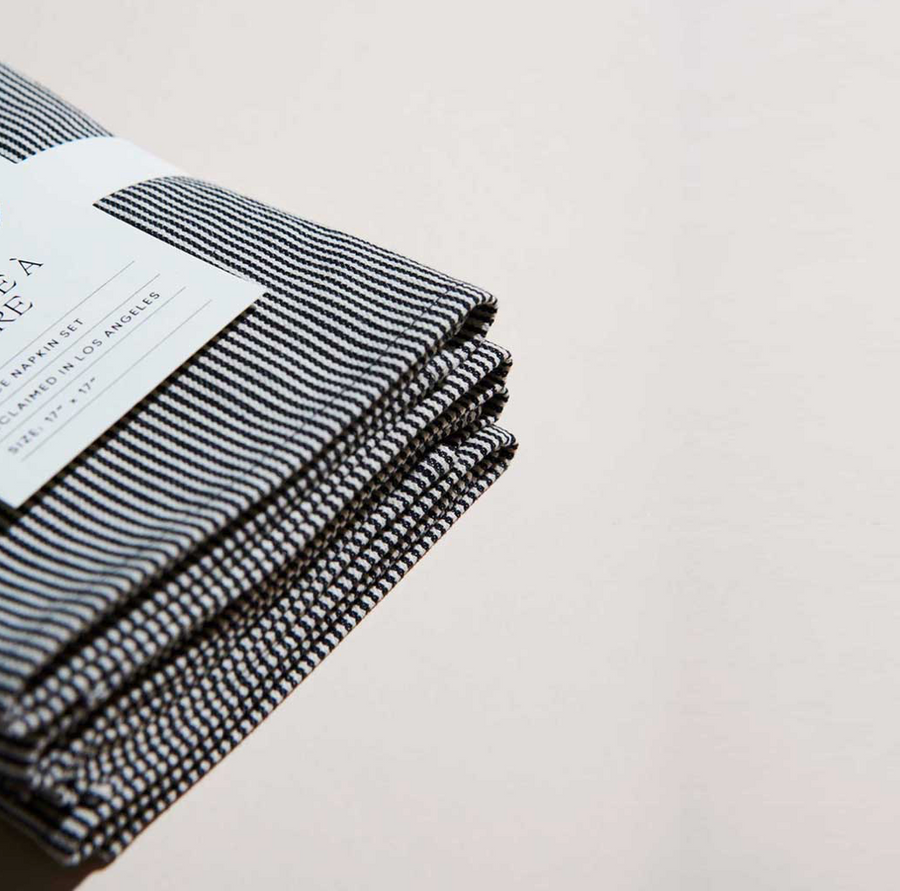 Hickory Stripe Napkins Set of 4
