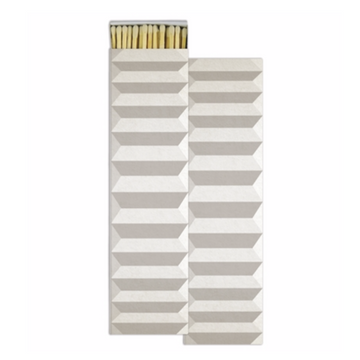 FIREPLACE MATCHES - GREYTONE GEOMETRIC