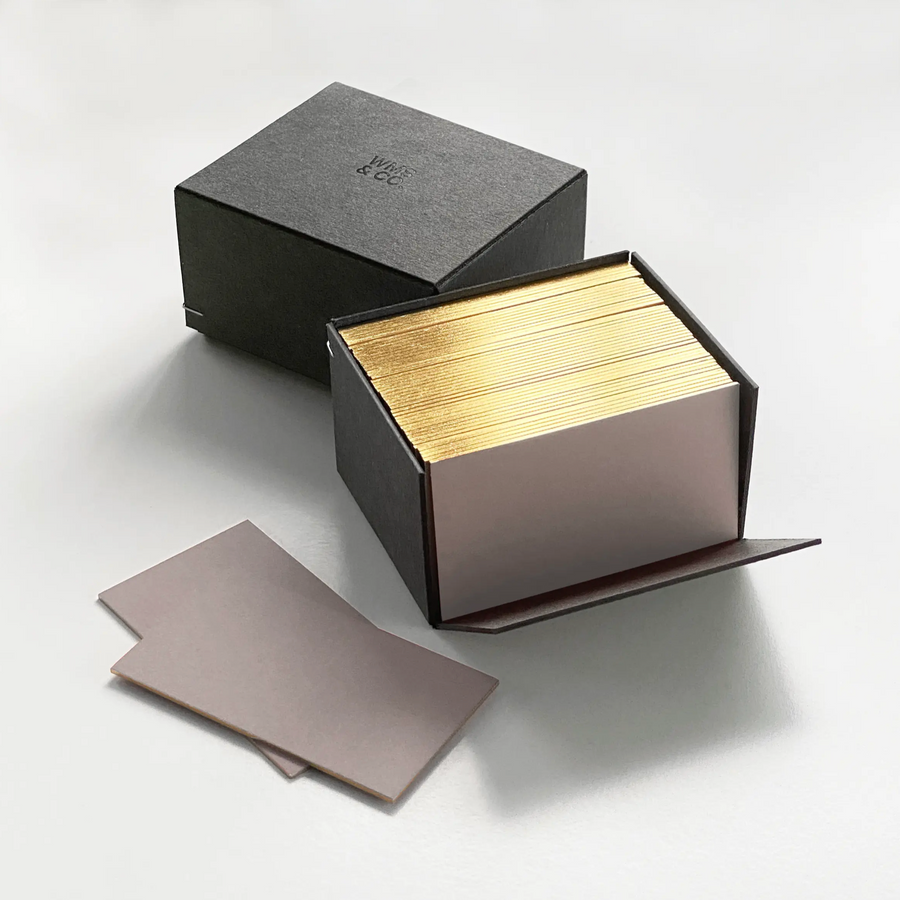 Business/Place Cards with Gold edging
