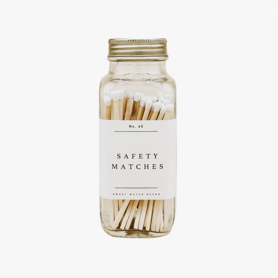 Safety Matches - White - 60 Count, 3.75
