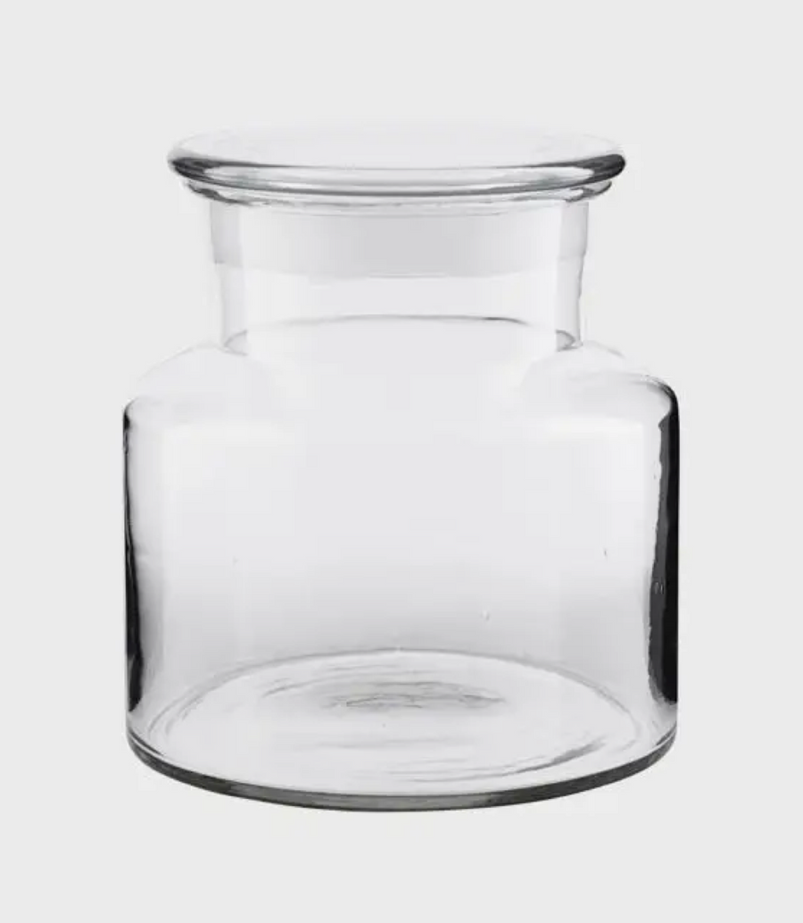 Glass Apothecary Storage with Lid